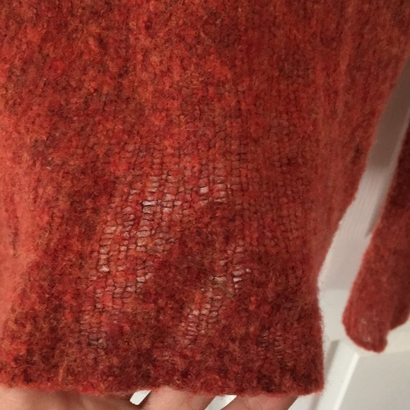 ‼️Gone Soon‼️ Free People Wool Orange Turtleneck - Picture 7 of 7